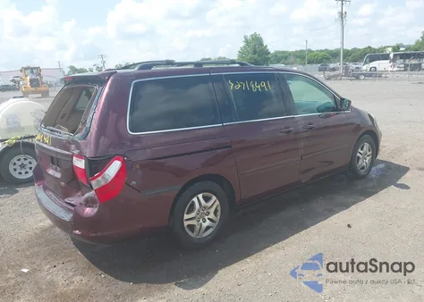 2007 Honda Odyssey Ex-L из США, поврежденный, VIN 5FNRL387X7B060980